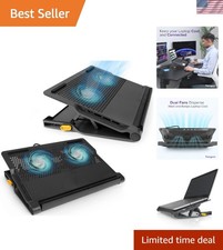 Laptop Cooling Pad for Laptops up to 17-inches, Dual High-Speed Fans Chill Ma...