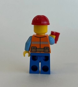Lego Frank the Foreman Minifigure LEGO Movie 70807 construction worker tlm047