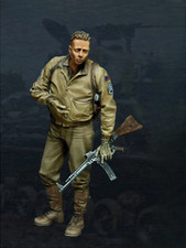 1/35 Resin Figure Model Kit WW2 US Army Tank Commander Unassembled Unpainted