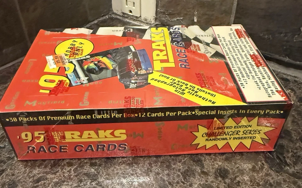 1995 NASCAR Traks Sealed Hobby Box Racing Cards 30 Packs 12 Cards Per 360 Insert - Image 4 of 4