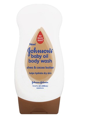 Johnsons Baby Oil Body Wash Shea & Cocoa Butter 13.5 fl  oz Discontinued New