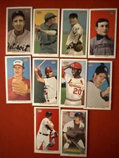 2002 Topps 206 - Black Polar Bear Base Ball ALL STARS - Series - 10 Card Lot