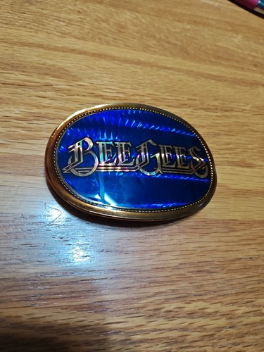 Bee Gees Belt Buckle - Rock Band - 1977 Pacifica Mfg - Vintage Rock & Roll BELT~