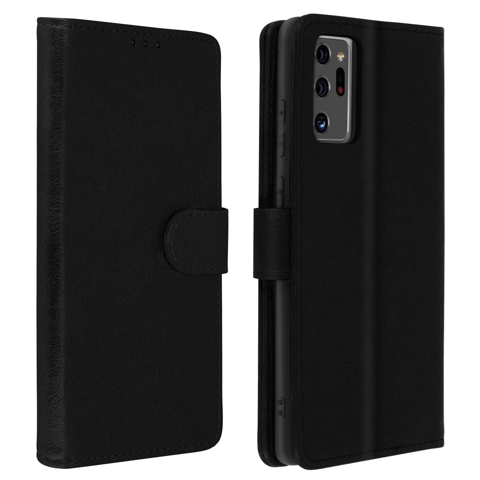 Coque protection intégrale Galaxy Note 20 Ultra finition texturée et support discret