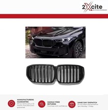 Kidney Grills For BMW X5 G05 Model 2023 On LCI Gloss Black Single Slat Grill