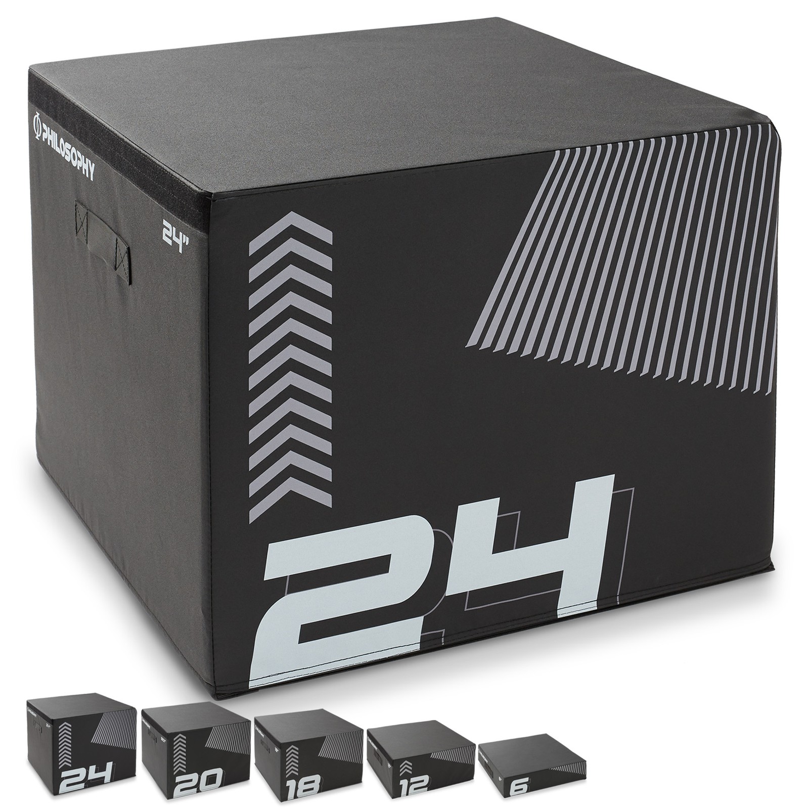 Soft Foam Plyo Jumping Box - Plyometric Jump Training Exercise Squat Box