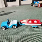 Vintage 1964 Tonka JEEP w/ CLIPPER BOAT & TRAILER