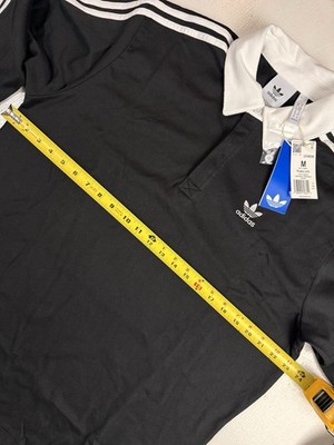 Adidas Originals Men Size Medium Adicolor Rugby Polo Trefoil Shirt