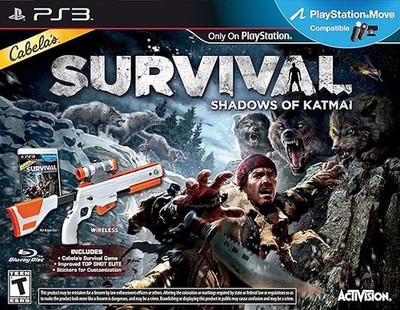 Cabelas Survival Shadows of Katmai w/ Gun for PS3 - Extreme Survival Video Game