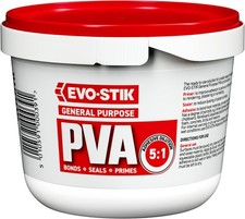 EVO-STIK General Purpose PVA, Adhesive, Primer, Sealer and Dustproofer, For Int