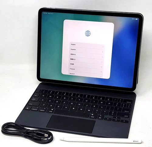 Apple MNXF3LL/A iPad Pro 11" 4th Gen 256GB Wi-Fi & Magic Keyboard Bundle