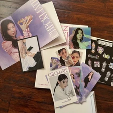 Itzy Checkmate Album Signed Chaeryeong Postcard, Chae + Ryujin PCs