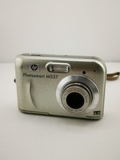 HP Photosmart M537 6.0MP 3X Optical Zoom Compact Digital Camera Lens Error As Is