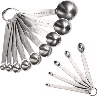 14PCS Measuring Spoons Set, 1 Tbsp, 1/2 Tbsp, and 1-1/16Tsp Stainless Steel Meas