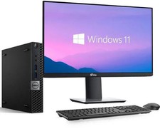 Dell OptiPlex 3070 Micro Desktop i5-9500T 16GB RAM 512GB SSD 24 in Monitor