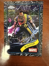 2025 Topps Chrome Marvel Bishop #197 Black Spider Web Refractor /399