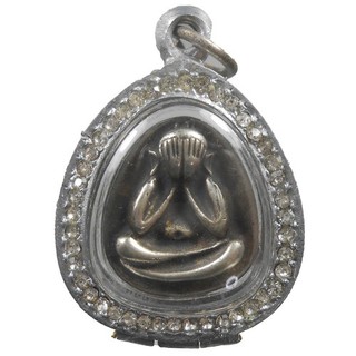 PERFECT PHRA PIDTA LP TIM OLD THAI BUDDHA AMULET HOT PENDANT VERY RARE !!!