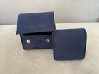 Genuine Officine Panerai Service Watch Box / Travel Case Navy Blue Suede Effect