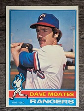 1976 Topps 327 Dave Moates Rc Mid Grade 1976 Topps 327 Dave Moates Rc Mid Grade