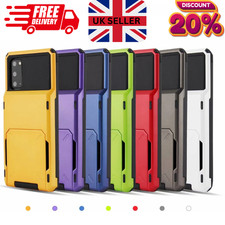 Hybrid Phone Case with Hidden Credit Card Holder For Samsung S26 S25 S24 S23 S21