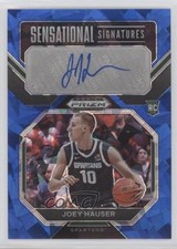 2023-24 Panini Prizm Draft Picks Blue Ice 38/75 Joey Hauser #SS-JHS Auto 06vc