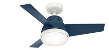Hunter Valda 54-Inch Outdoor Ceiling Fan Hunter Fans - Valda 36 Inch Ceiling Fan with LED Light Kit and Handheld