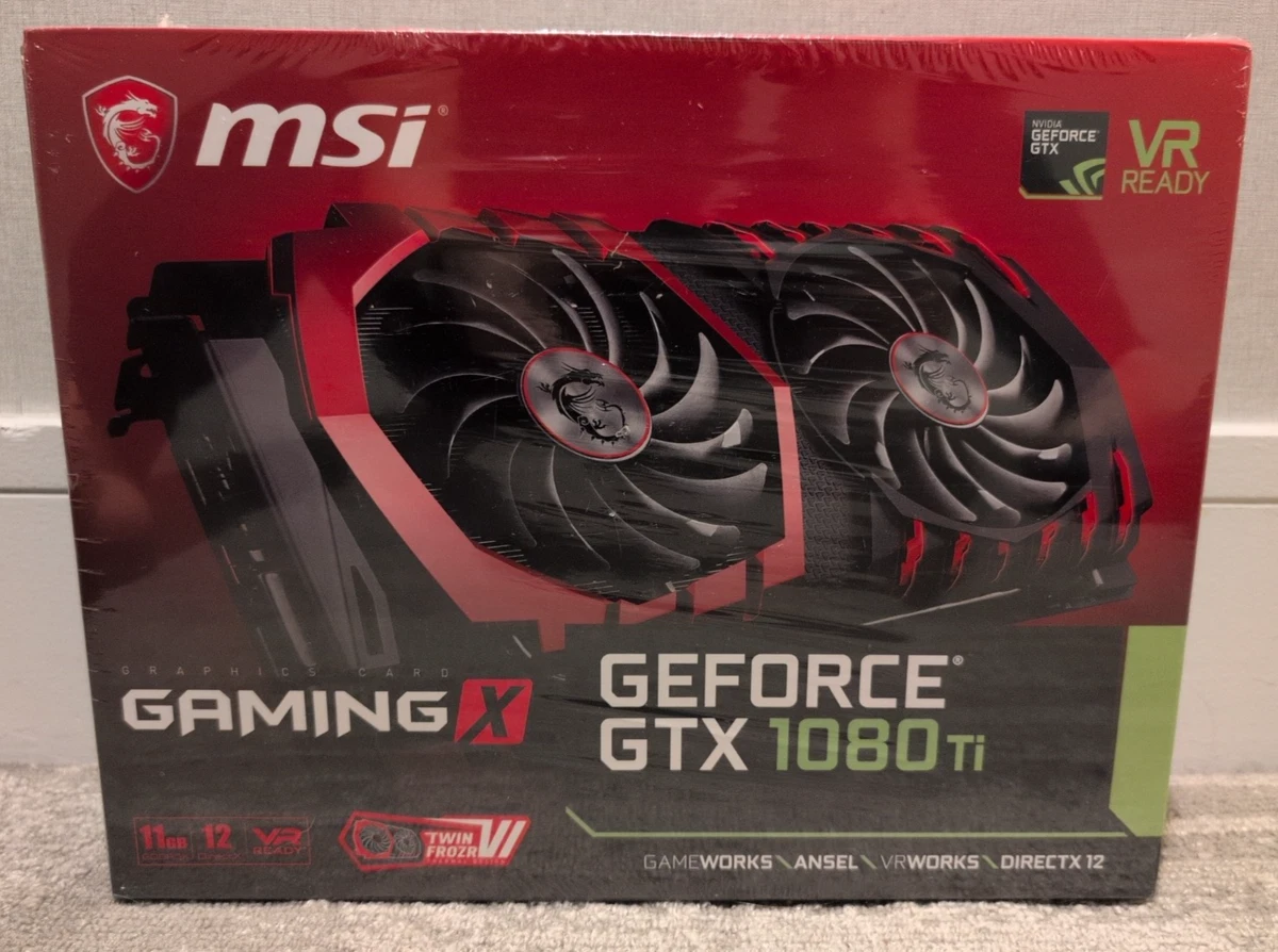 MSI NVIDIA GeForce GTX 1080 Ti GDDR5X Computer Graphics Cards for