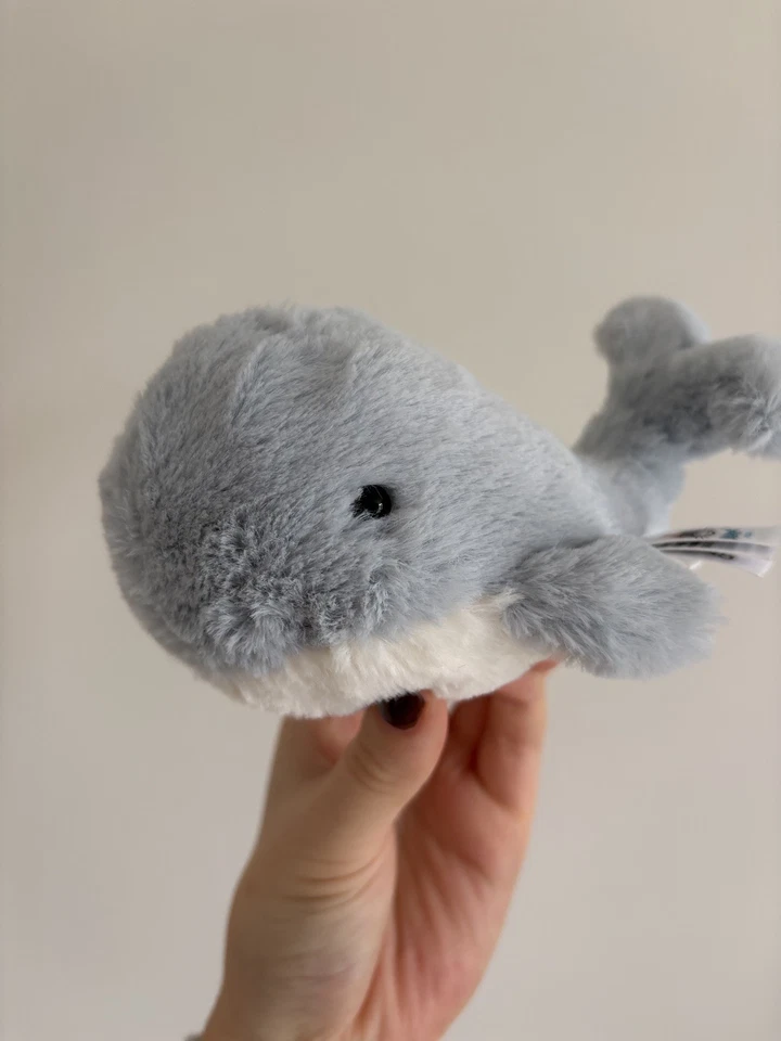 Jellycat Grey/blue Wavelly Whale Soft Toy rare and Retired plush - Image 4 of 4