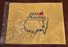 2023 Masters Flag from Augusta National Golf Pin Flag John Rahm New in Plastic