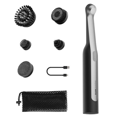 #ad Hoto Wand Cordless Spin Scrubber Waterproof Rechargeable 360°Rotating Gray Black $16.90