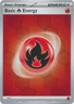 Fire Energy 002 Shrouded Fable Pokemon TCG Reverse Holo 