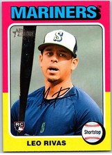 #711 Leo Rivas, Seattle Mariners RC SP 2024 Topps Heritage High Numbers