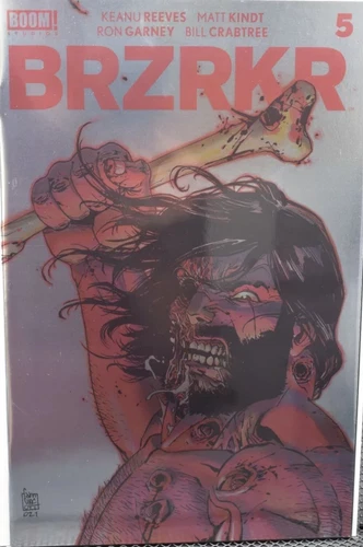 BRZRKR 5 CAMUNCOLI FOIL VARIANT NM