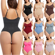 Plus Size Women Shapewear Bodysuit Tummy Defining Thong Body Shpaer Body Suit
