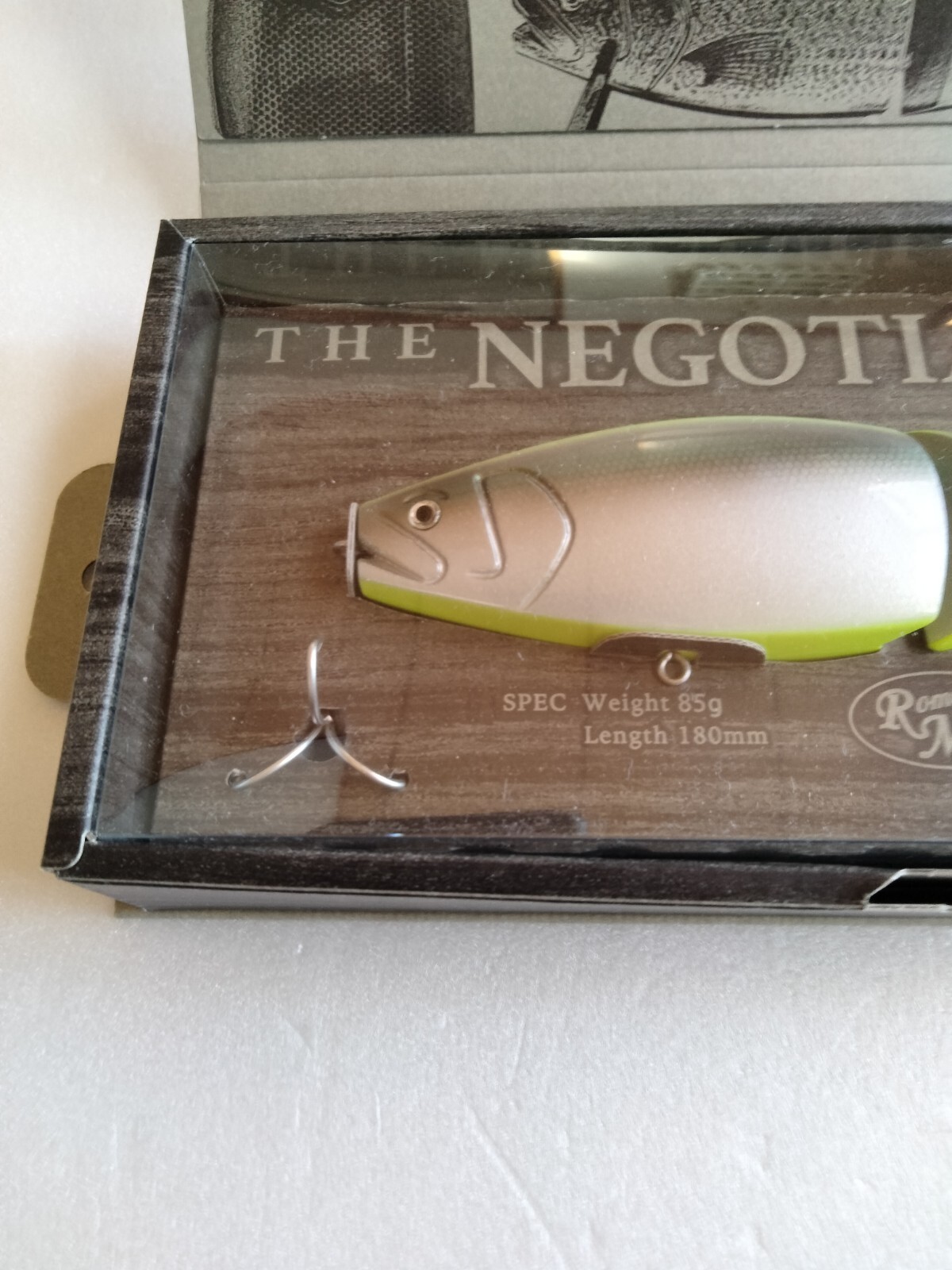 2 Lot LIMITED Roman Made Negotiator JDM Japan Glide wood swimbait rare lure NIP - Image 17