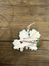 Plane Personalized Christmas Ornament
