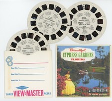 Beautiful Cypress Gardens Florida View-Master Packet A-961 with Copy Envelope