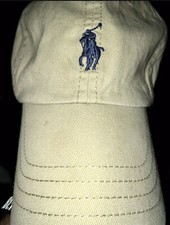 Polo Ralph Lauren Khaki Adjustable Baseball Cap Youth Boy's Stitched Logo