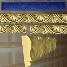 Trim Strip Profile Ceiling Strip Decor Stucco Relief Ceiling Ornament (336)