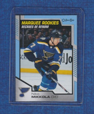 2020-21 OPC O-pee-chee BLUE Marquee Rookies # 624 Niko Mikkola