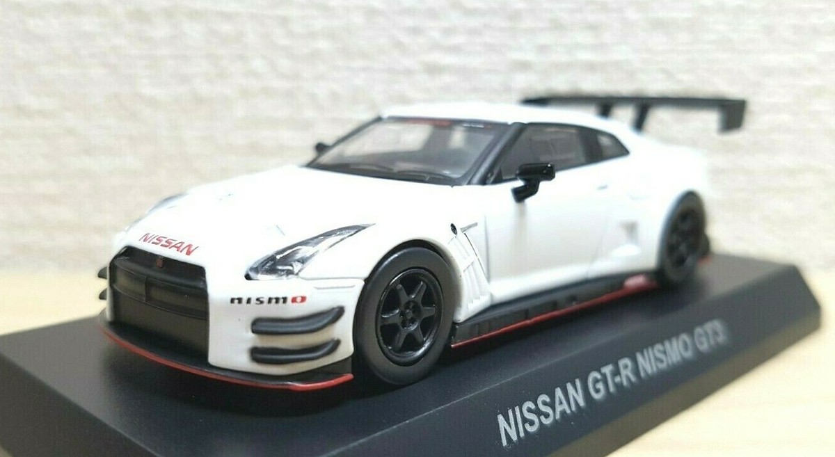 1/64 Kyosho NISSAN SKYLINE GT-R NISMO GT3 WHITE R35 diecast car
