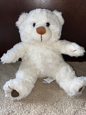 The Bear Factory Ivory Cream Colored Bear Plush Stuffed Animal Toy EUC