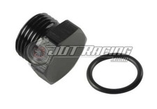 -6an Orb Hex Head Block Off Port Plug With O-ring Black Aluminum An6 An Fitting