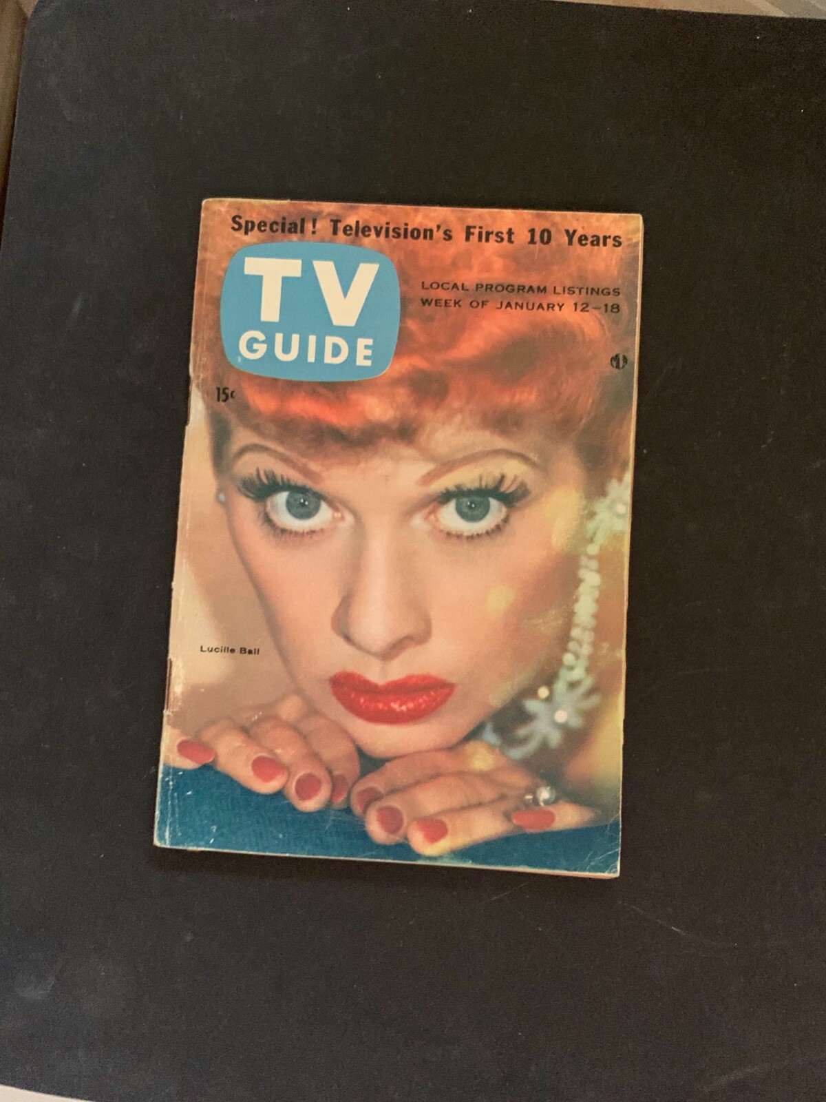 LUCILLE BALL TV Guide 1957 cover. complete magazine not signed eBay