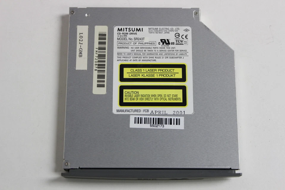 GATEWAY 5502173  CD ROM DRIVE PROFILE III MITSUMI SR243T  WITH WARRANTY - Image 2 of 4