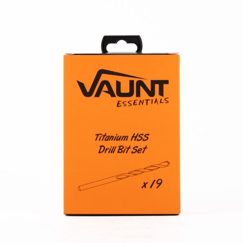 Vaunt Essentials E1324040 HSS titanbeschichtetes Bohrer-Set - 19-teilig - Bild 6 von 6