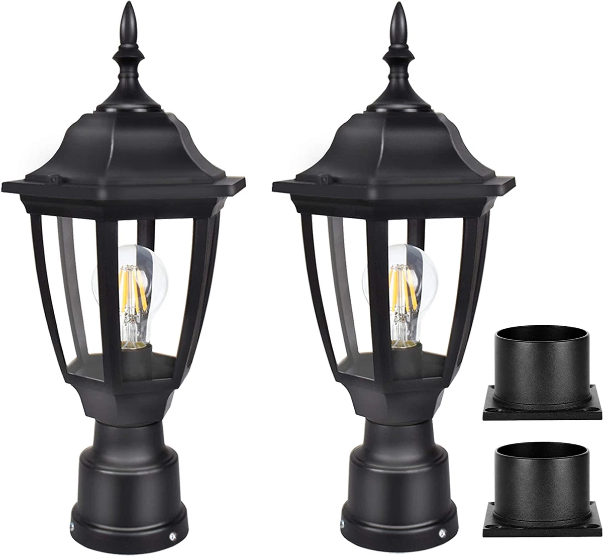 Exterior led on sale pole lights