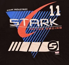 Marvel Stark Industries Racing Size XL Black T-Shirt