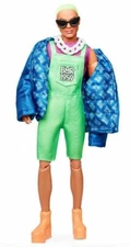 Barbie BMR1959 - Neon Overalls & Puffer Jacket Ken Doll with Stand