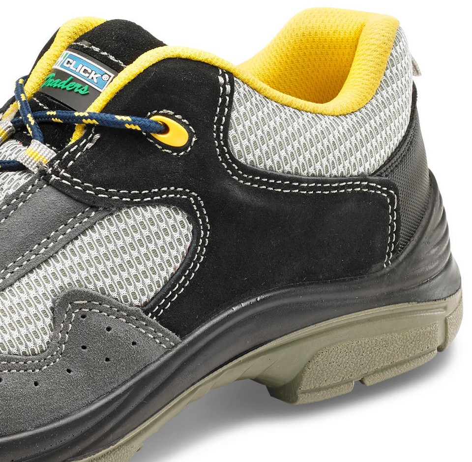 Click Traders Non-Metallic Safety Trainer Shoe c/w composit toe cap ...